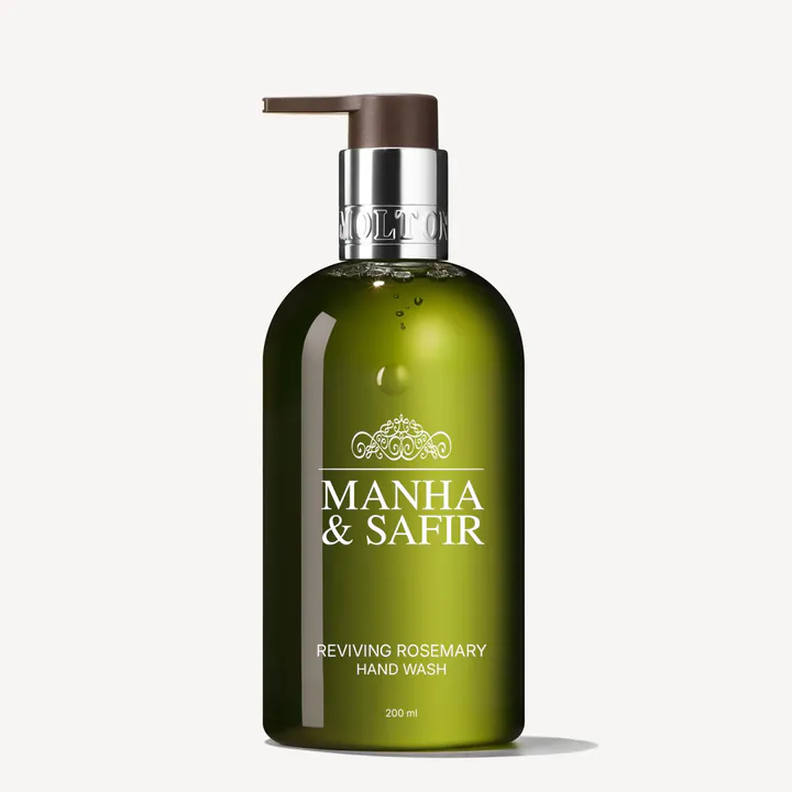 Manha & Safir Reviving Rosemary Hand Wash pump bottle